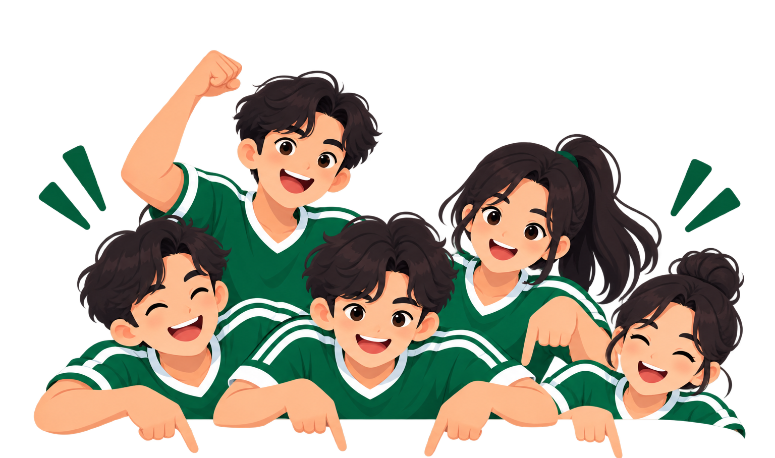 Ilustrasi Tim Sepak Bola